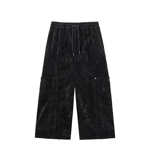TREEMINGBIRD Brushed Cargo Stripe Pants