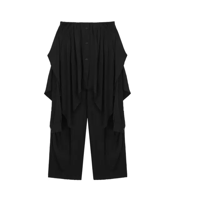 TREEMINGBIRD Shirt-Layered Pants