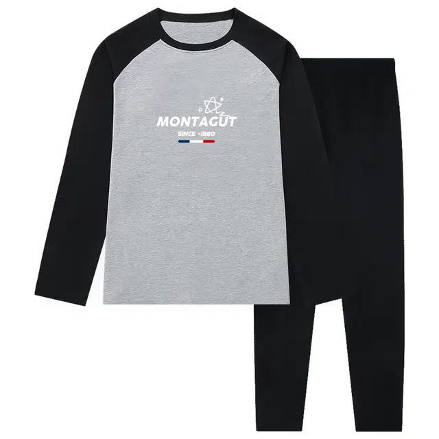 梦特娇家居服 秋冬 亲肤柔软长袖套装青少年