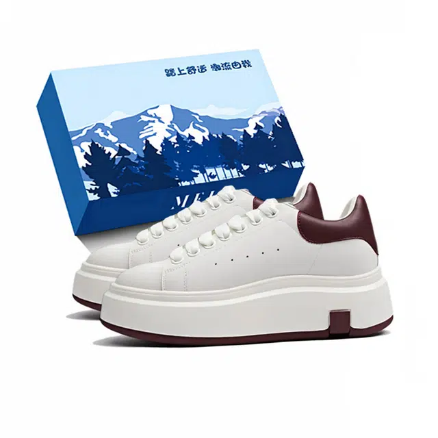 小鹿米利 小众潮流 气质百搭款软底舒适 休闲时尚通勤约会穿搭 厚底 增高 低帮 板鞋 女