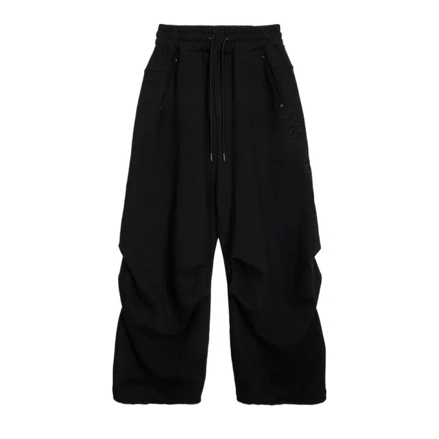 TREEMINGBIRD Double-Tucked Set-up Pants