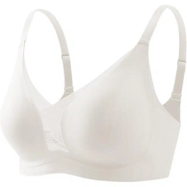 皇室品轩  内衣女夏薄款隐形无痕舒适软支撑聚拢透气网纱女士胸罩文胸 女款