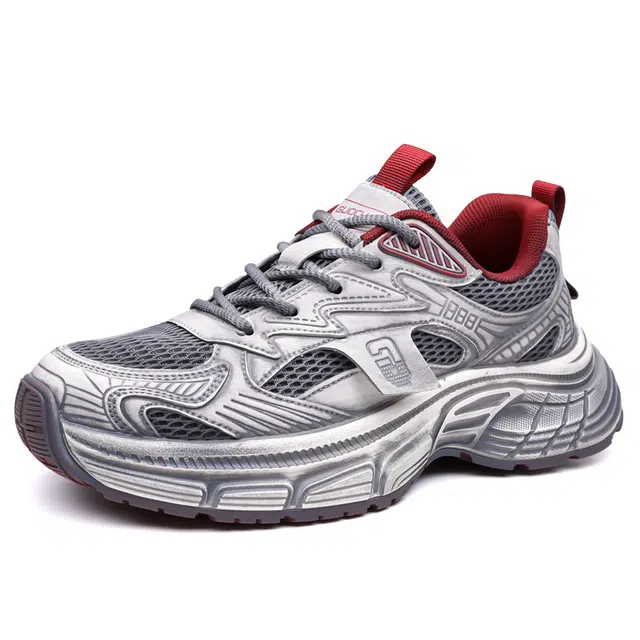 酷丁 百搭时尚潮流休闲运动脏脏鞋 网布 防滑 减震耐磨透气 低帮 老爹鞋 男款