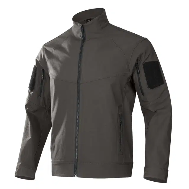 自由兵 锐士秋冬户外战术男工装立领徒步登山防风透气外套夹克 男款