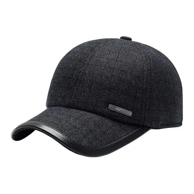 南极人 中老年人帽子冬季老人爷爷保暖棒球帽加绒户外防风防寒休闲百搭 加厚 鸭舌帽 男款