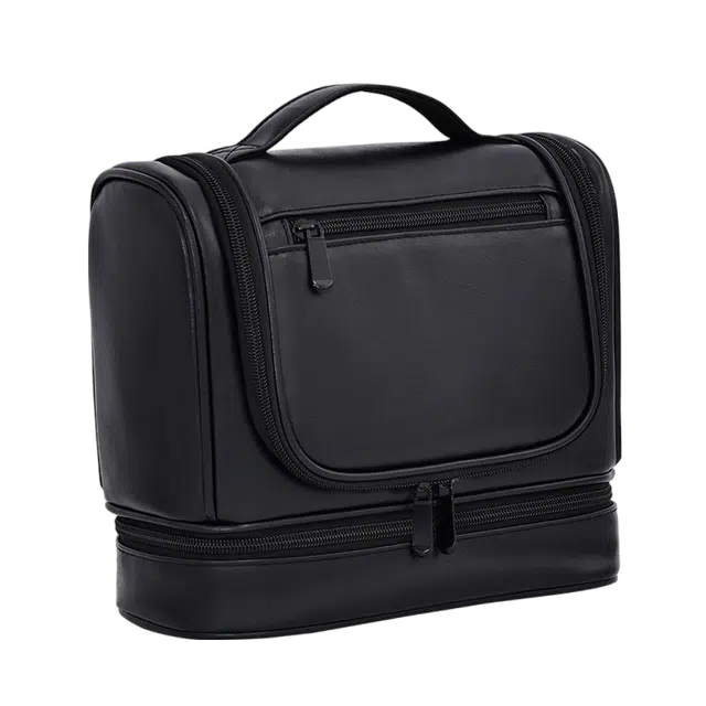 艾情草之恋男士洗漱化妆包复古大容量 防尘 商务 便携