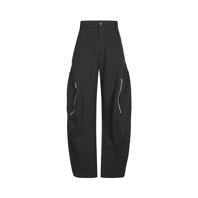 速写 宽松弯刀裤简约百搭时尚休闲裤 男款