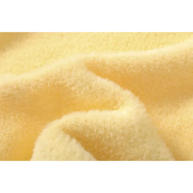 欧迪芬 软糯慵懒风宽松保暖基础款打底衫日常加厚百搭柔软舒适圆领套头毛衣 男女同款