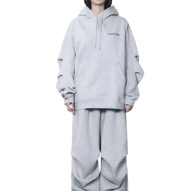 TREEMINGBIRD Rivet Sweat Set - up Hoodie RENEWAL logo