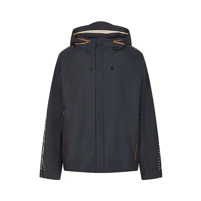 速写 连帽合身时尚简约百搭夹克 男款