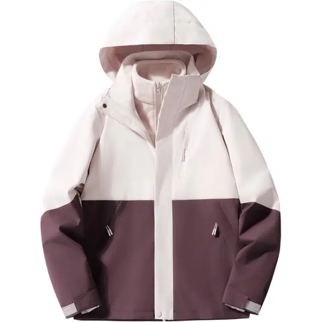 海尔斯 青春流行时尚都市登山服三合一夹克外套 男女同款