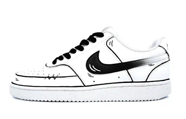 Nike Court Vision 1 White Black
