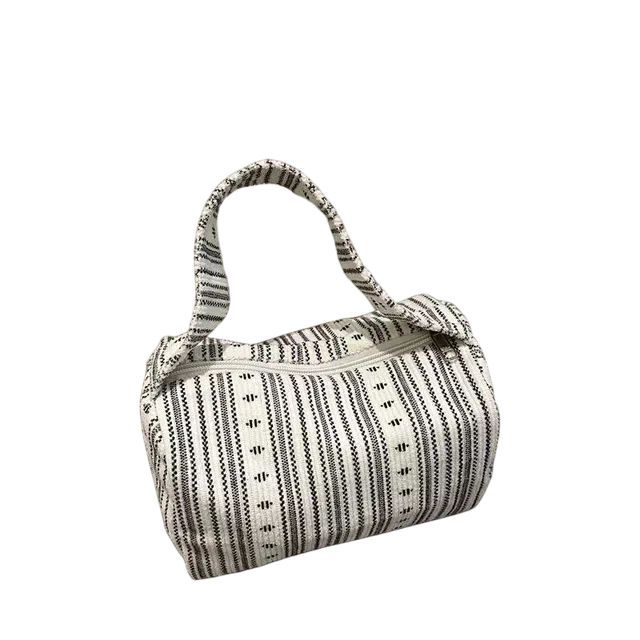 艾情草之恋灯芯绒小众百搭化妆包新款高级大容量收纳便携手提包洗漱包女