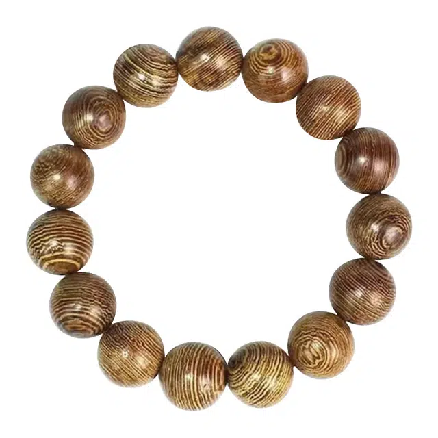 琛宬 财源滚滚招财转运八方来财时来运转素圈新中式国风文玩佛珠平安纳福事业运爆棚简约大气好运 鸡翅木 手串 男女同款情侣款