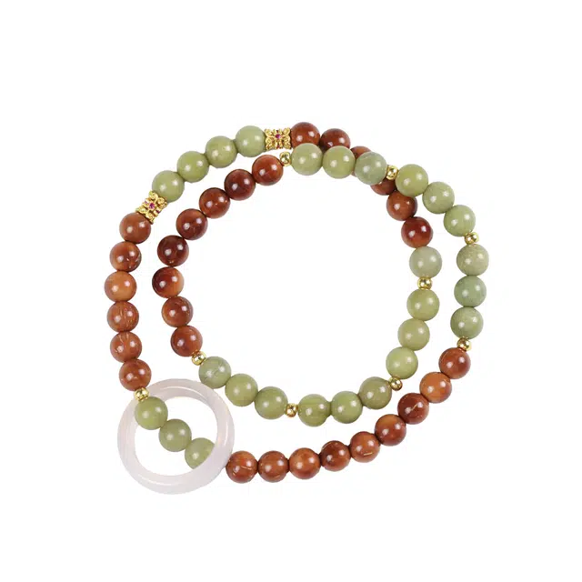 镯钰瑭 新中式招财纳福转运幸运好运来 增旺气场平安喜乐诸事顺利 小众设计文玩盘玩 库克 手串 男女同款情侣款