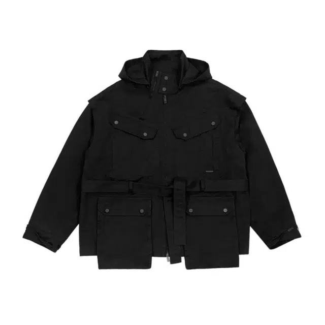 TREEMINGBIRD Belted Utility Field Jacket
