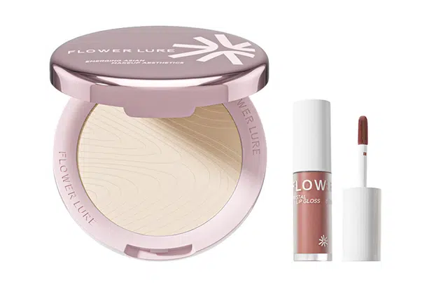 花间颂 玫瑰金系列套装粉饼 控油易上色持久 遮瑕自然定妆 不卡粉