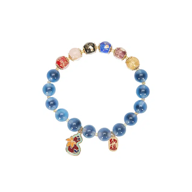 大英博物馆 东方梦境系列 国风 新中式 百搭#好运天然 玛瑙 手串 女款