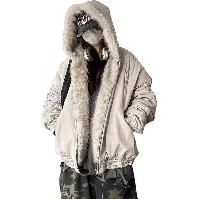 徐百货 美式高街痞帅高级感百搭棉服 男女同款