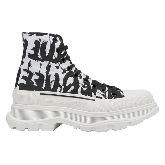 Alexander McQueen Tread Slick Graffiti