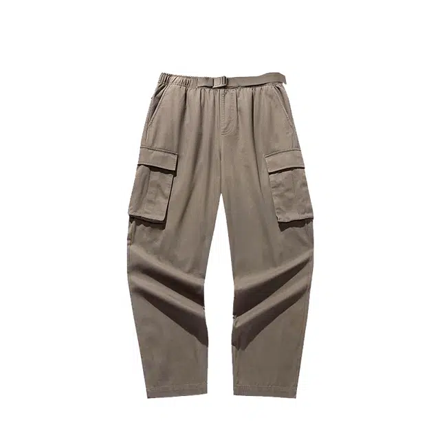 超级安踏 舒适透气百搭工装裤 男款  石涅灰