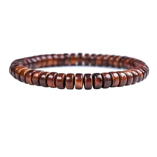 琛宬 财源滚滚多财多福招财转运平安喜乐有钱花福禄吉祥素圈文玩盘玩佛珠新中式复古精致时尚#好运 花梨木 手串 男女同款情侣款