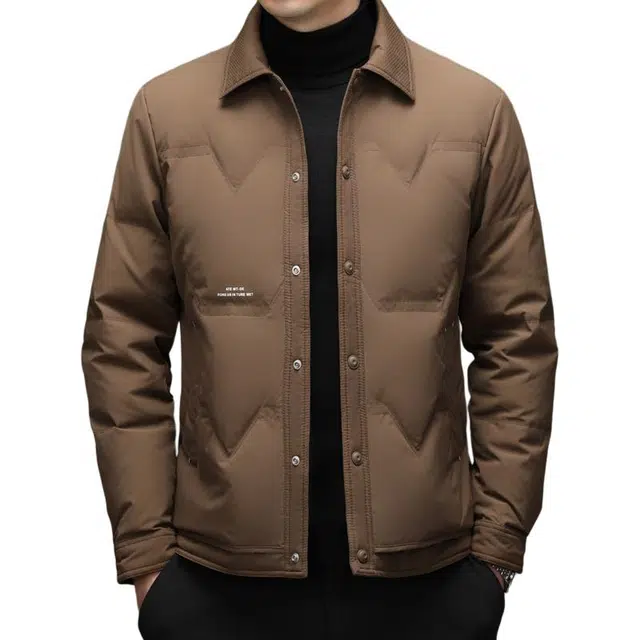 太子龍 简约保暖男生保暖商务外套潮流棉服 男款