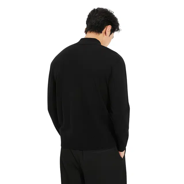 利郎 都市休闲装饰简约毛衣 男款