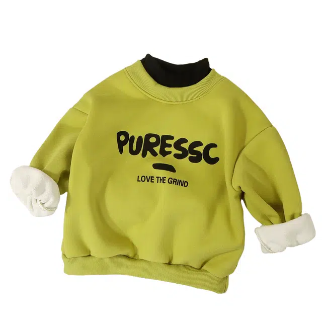 吉姆沃克卫衣 巴拉品质 儿童童装男童加绒 加厚韩版女童宝宝安可拉红上衣