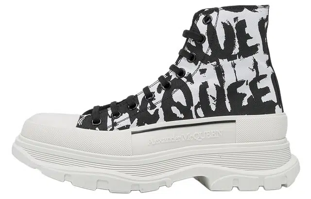 Alexander McQueen Tread Slick Graffiti