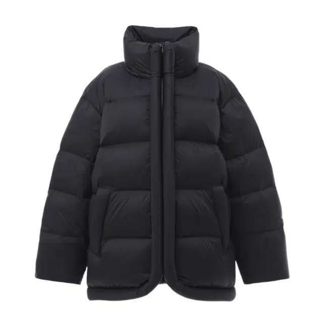 荟萃阁 韩系立领加厚外套女宽松保暖泡芙面包服棉服 女款