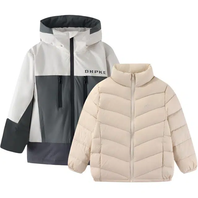 雅鹿三合一羽绒服 两件套