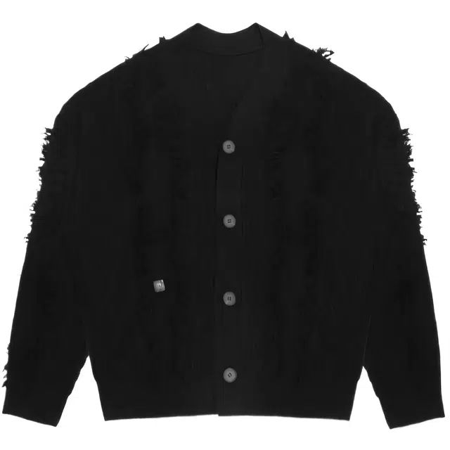 TREEMINGBIRD Fringe-Cut Cable Knit