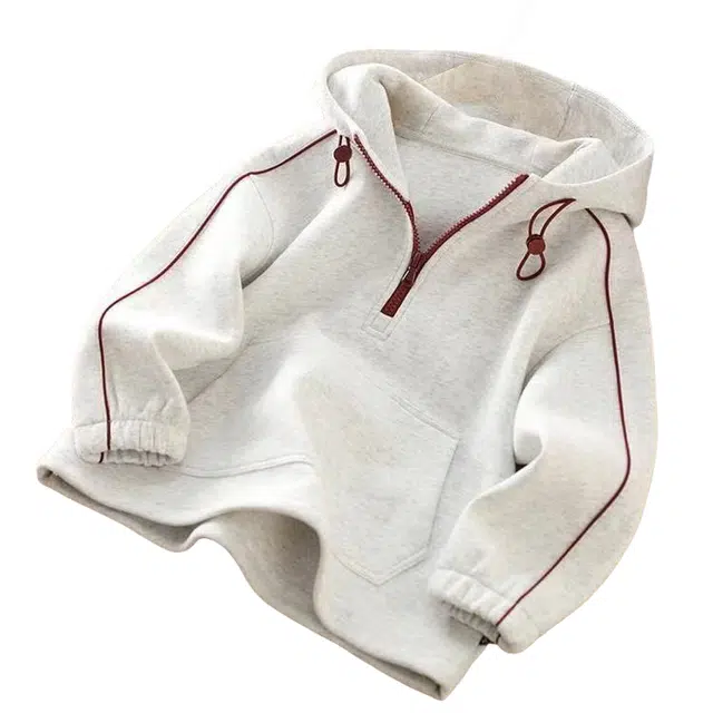 吉姆沃克卫衣 儿童半拉链潮酷帽衫帅气男孩运动服上衣