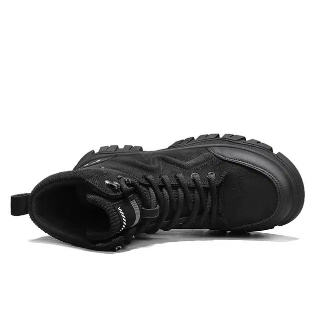 皮革 简约个性时尚经典百搭潮流 短筒 马丁靴 男款