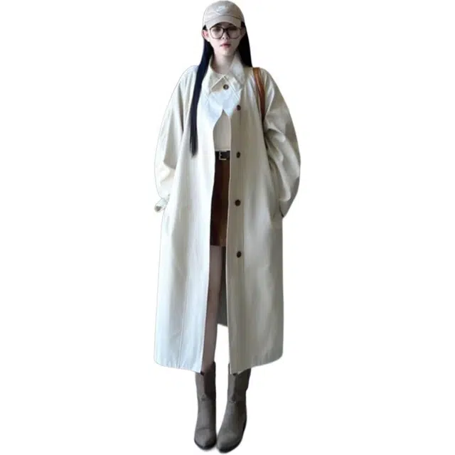 丝絮丝绸 秋季温柔优雅气质穿搭英伦风外套风衣 男女同款