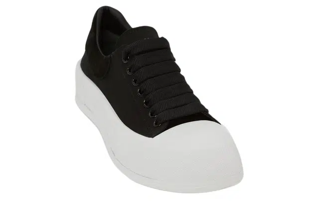 Alexander McQueen Deck Plimsoll Black
