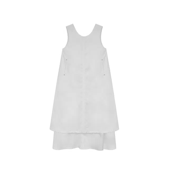 TREEMINGBIRD Layered Sleeveless Long One-Piece