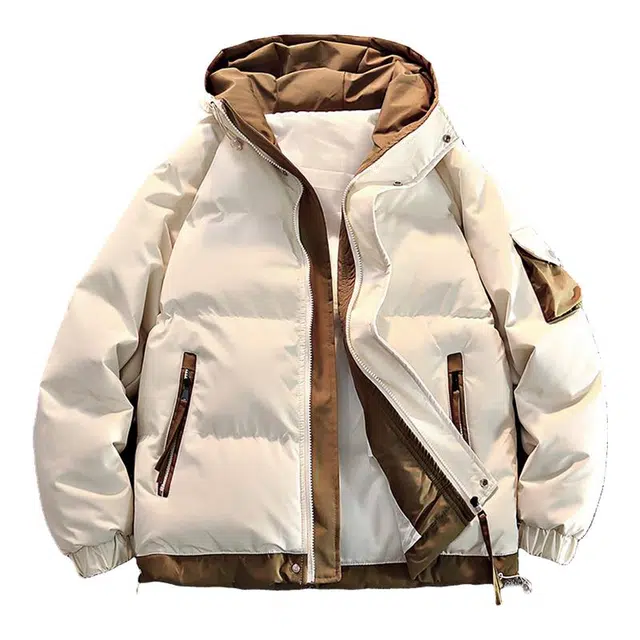 海尔斯 休闲百搭保暖运动连帽棉服 男款