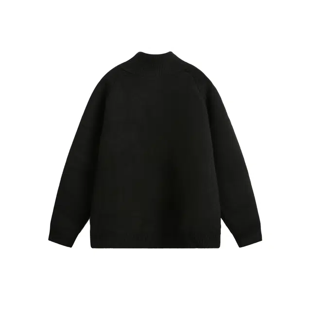 欧迪芬 高领美式风格简约慵懒风撞色图案舒适亲肤百搭双杠条时尚潮流毛衣 男女同款