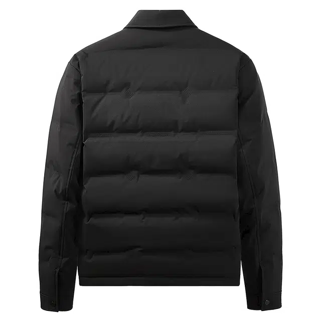 与狼共舞 奢暖鹅绒高充绒石墨烯蓄热高密防水衬衫式轻暖时尚耐磨羽绒服 男款