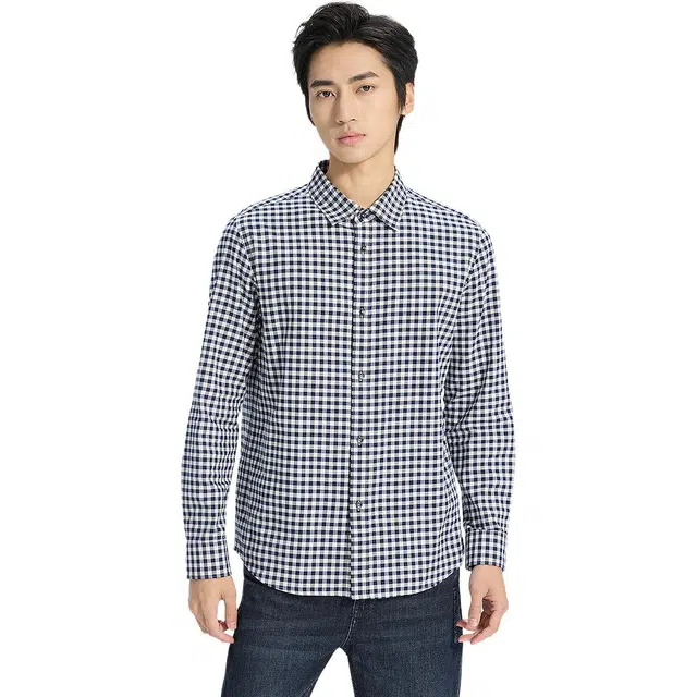 利郎 品味商务尖领质感休闲通勤秋季衬衫 男款