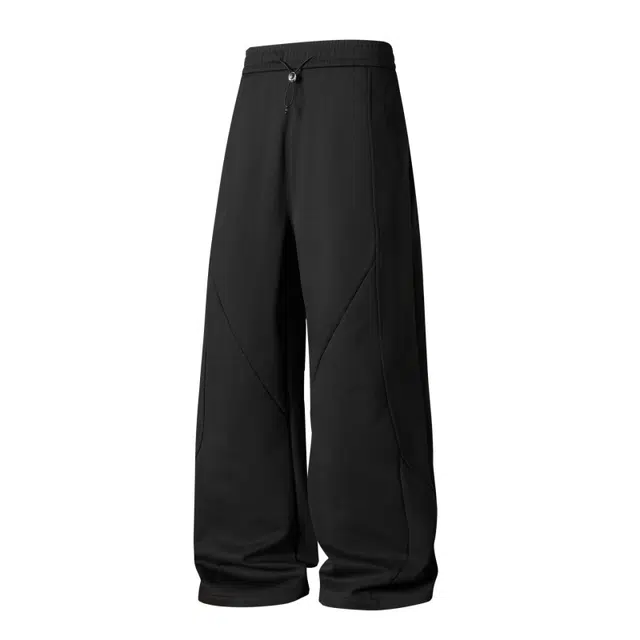 海尔斯 纯色潮流百搭运动直筒宽松休闲裤 男款