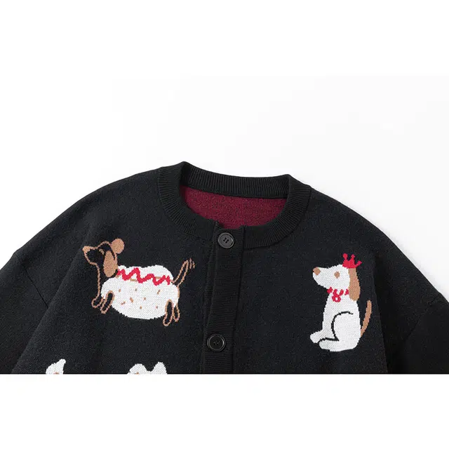 欧迪芬 高街慵懒风美式简洁舒适百搭基础款纯色圆领套头休闲保暖长袖针织宽松毛衣 男女同款