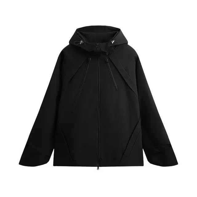 加荣 美式机能风工装休闲百搭连帽户外登山运动夹克外套 男女同款