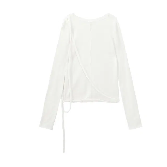 TREEMINGBIRD Alpaca String Pin Tuck Knit