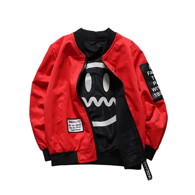 吉姆沃克夹克 双面穿外套中大童 儿童棒球服时尚潮男