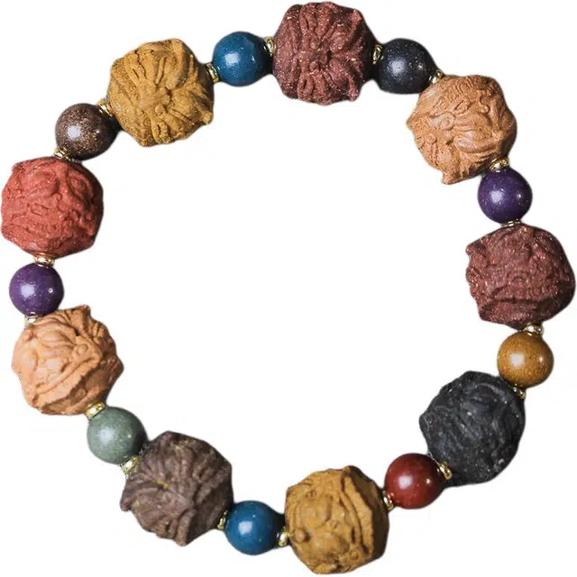 得笙陌 多宝凤九单圈非遗中药香转运百搭首饰 合香珠 手串 男女同款情侣款