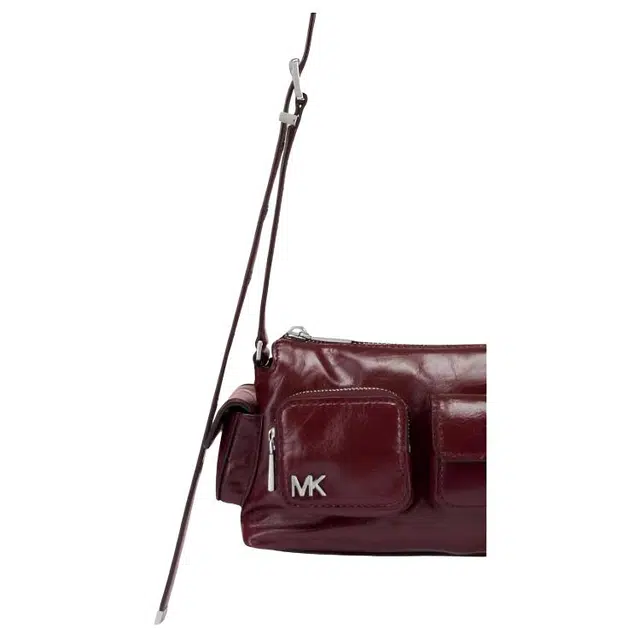 Michael Kors Dakota Small Shoulder Bag Brown Red