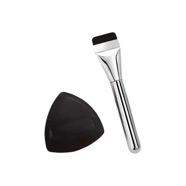 格安诺  无瑕底妆组合黑凤梨粉扑一字平头粉底刷 打底